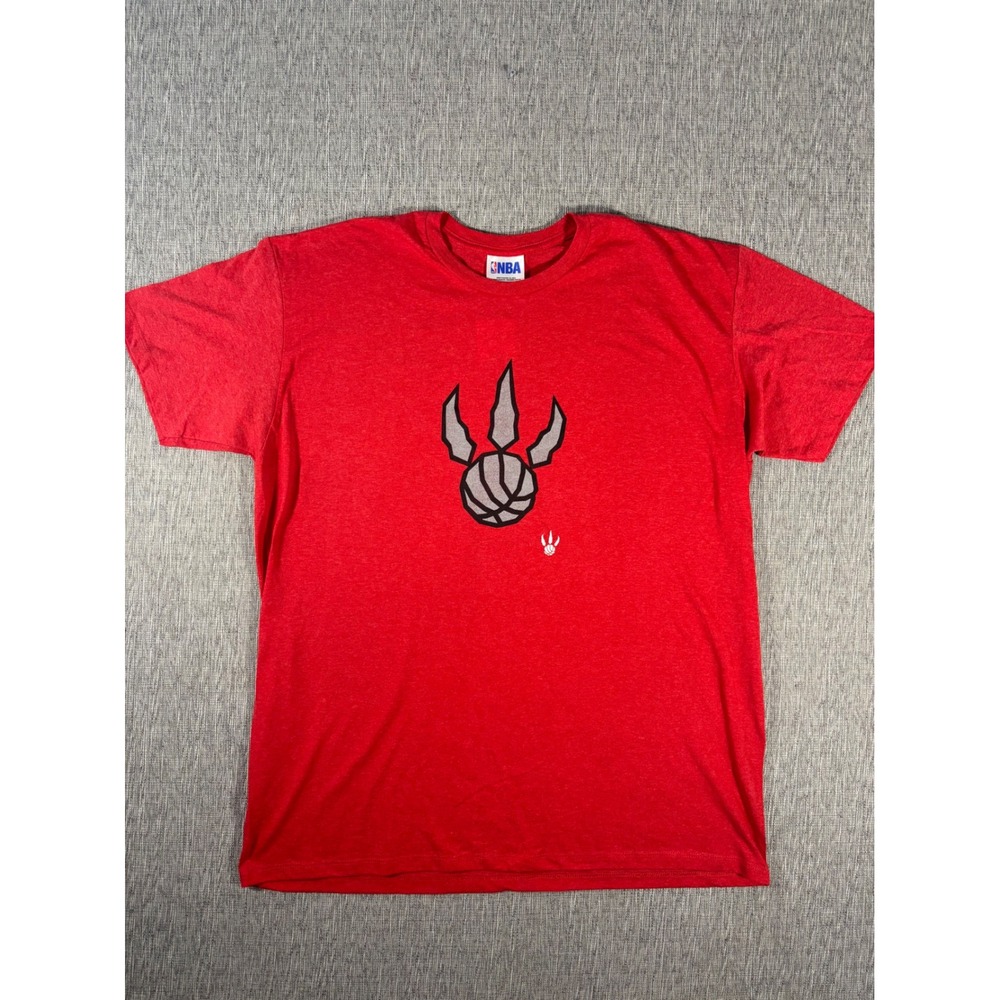 NBA Toronto Raptors T-Shirt Mens XL Red Heathered Graphic Claw Logo Tee 2013